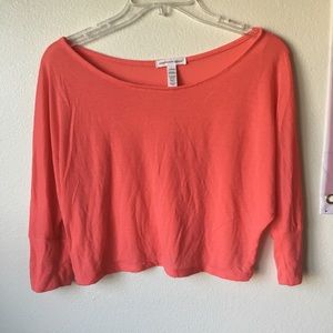 Coral Crop Top